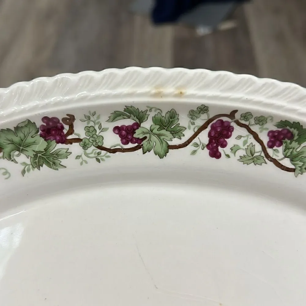 HARKER OLDEST POTTERY BARN ROYAL GADROON VINTAGE PLATES
